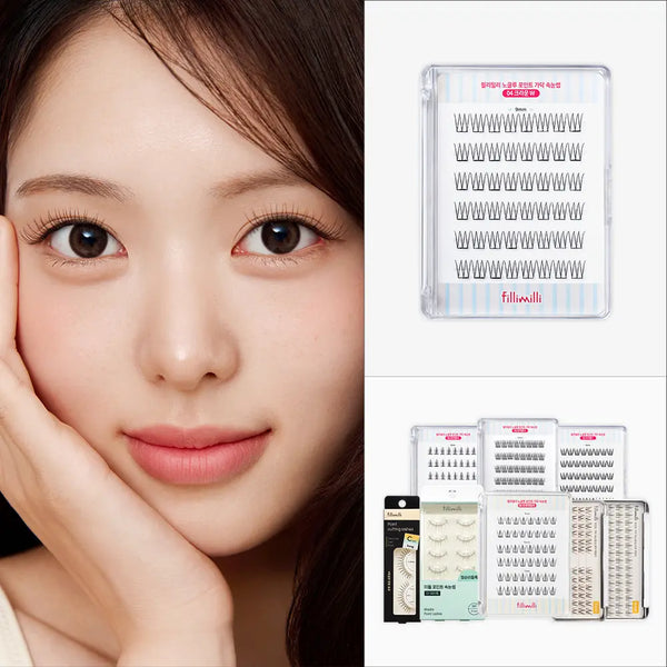 [Fillimilli] Phillimilli Choose Your Own False Eyelashes (Point Lashes / No-Glue / Cut / Middle Point / Adhesive) / [속눈썹 실패 걱정 끝] 필리밀리 속눈썹 골라담기 택1(포인트 가닥/노글루/컷팅/미들포인트/접착제)
