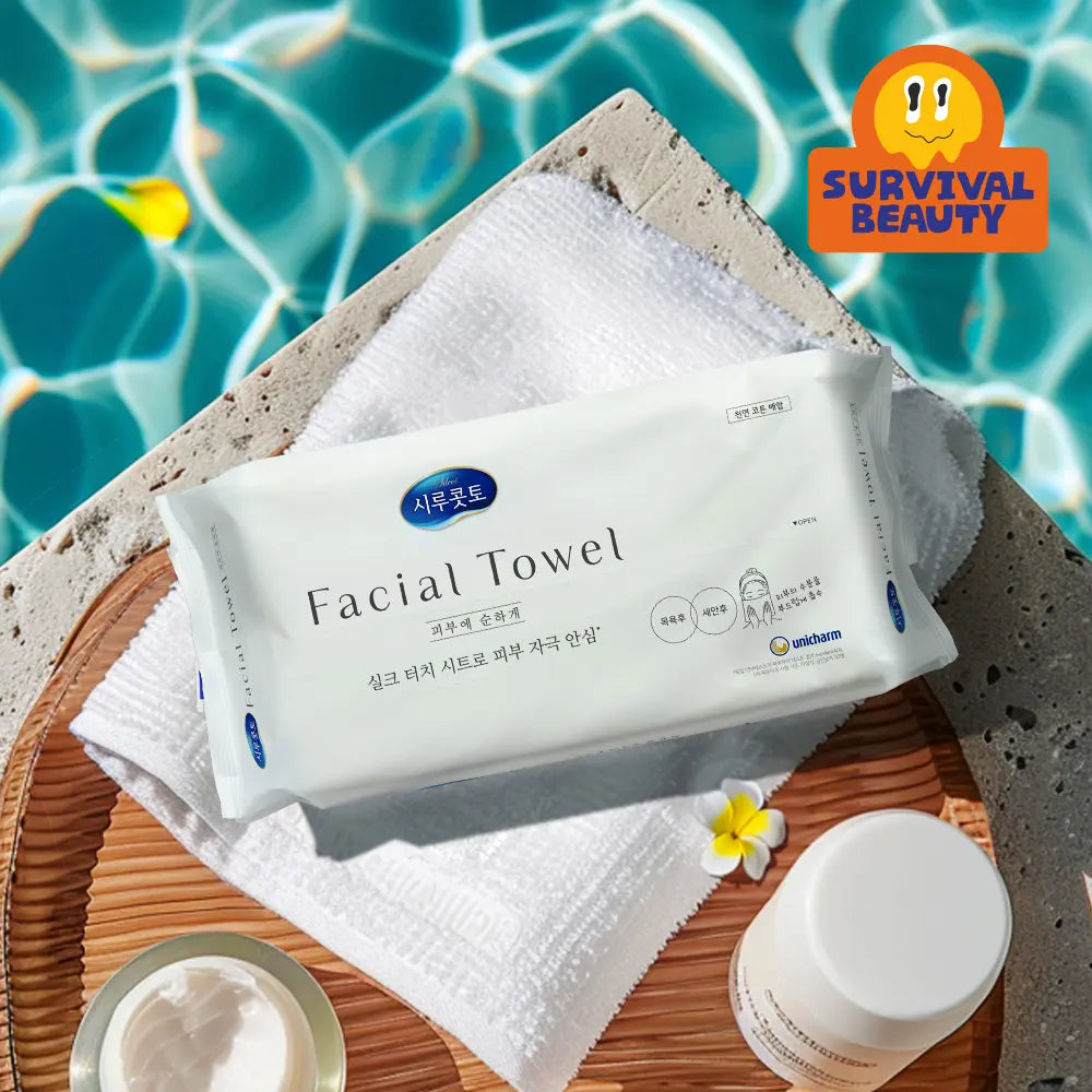 [silcot] Shirukotto Facial Towel 40P / [NEW] 시루콧토 페이셜 타월 40P