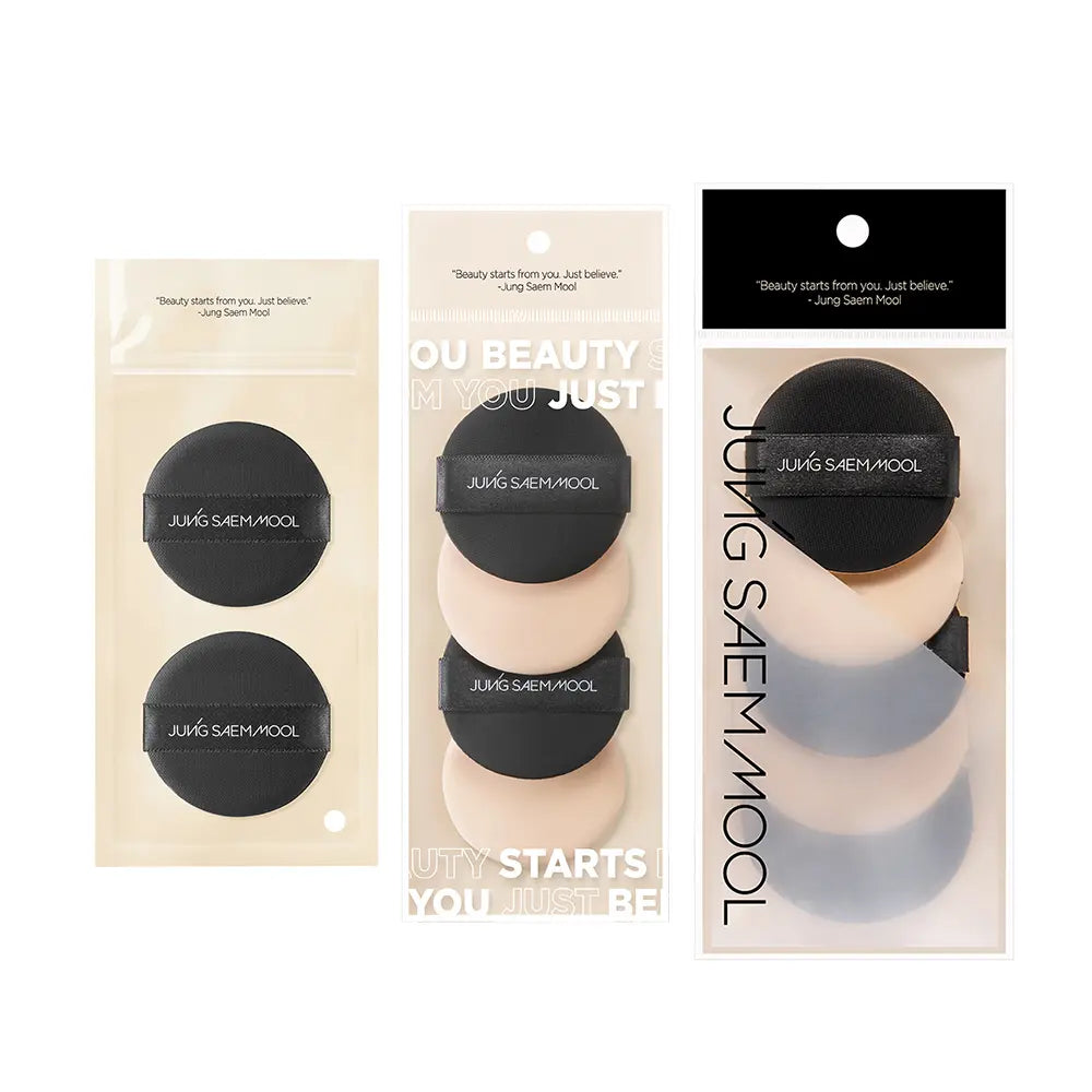 [JUNGSAEMMOOL] Jung Saem Mool Cushion Puff Set (3 Types) / [1등쿠션퍼프/쫀쫀착붙] 정샘물 쿠션 퍼프 3종
