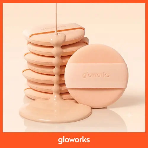 [gloworks] GloWorks Tong-Rubycell Premium Makeup Sponge/Puff Set (Special/Individual) / 글로웍스 통-루비셀 프리미엄 메이크업 스펀지/퍼프 5종 모음 (기획/단품)