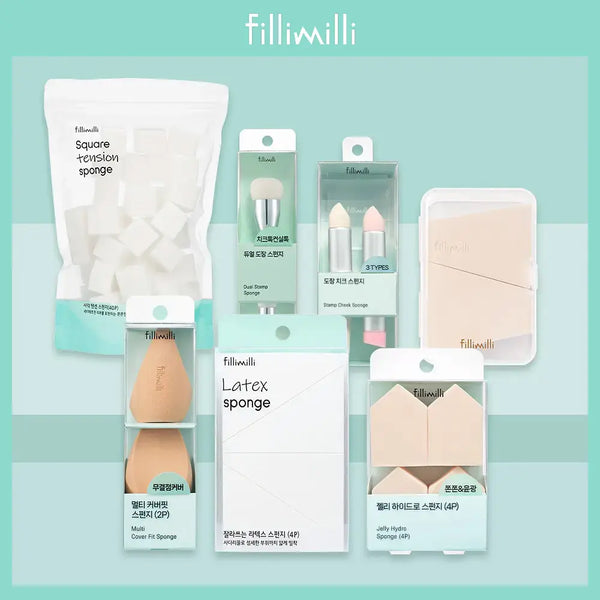 [Fillimilli] Fillimilli Makeup Sponge (Choose 1 of 7 types) / 필리밀리 메이크업 스펀지 7종 택1