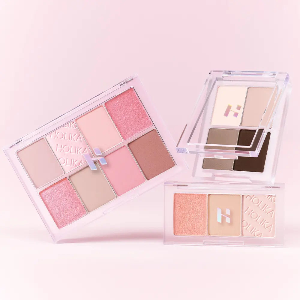 [HOLIKA HOLIKA] Holika Holika My Fave Multi Palette Case / Essential Fit Brush / 홀리카홀리카 마이페이브 멀티 팔레트 케이스/에센셜 핏 브러쉬