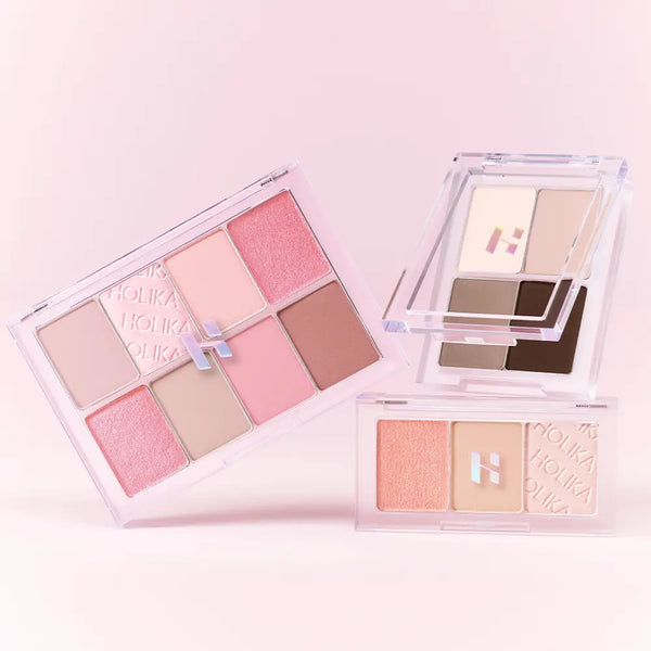 [HOLIKA HOLIKA] Holika Holika My Fave Multi Palette Case / Essential Fit Brush / 홀리카홀리카 마이페이브 멀티 팔레트 케이스/에센셜 핏 브러쉬