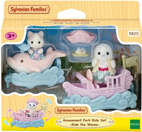[실바니안 패밀리] Sylvanian Families Baby Land Wave Ride Play Set / [실바니안 패밀리] 5820-베이비랜드 파도타기놀이 소품 인형 피규어 세트