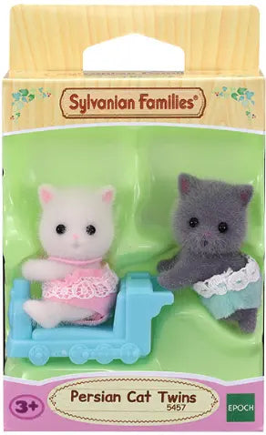 [실바니안 패밀리] Sylvanian Families 5457 Persian Cat Twins Dolls Figures / [실바니안 패밀리] 5457-페르시안 고양이 쌍둥이 인형 피규어