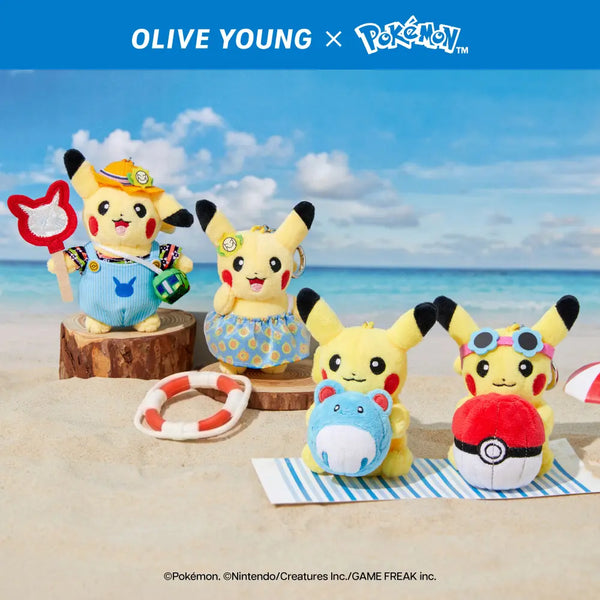 [10X10] 10x10 Pokemon Edition Plush Keychain (4 types) / [포켓몬 에디션] 텐바이텐 포켓몬스터 인형키링 (4종)