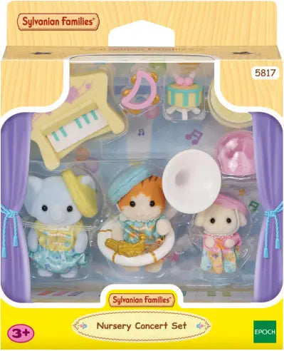 [실바니안 패밀리] Sylvanian Families Kindergarten Concert Figurine Set / [실바니안 패밀리] 5817-유치원 콘서트 소품 인형 피규어 세트