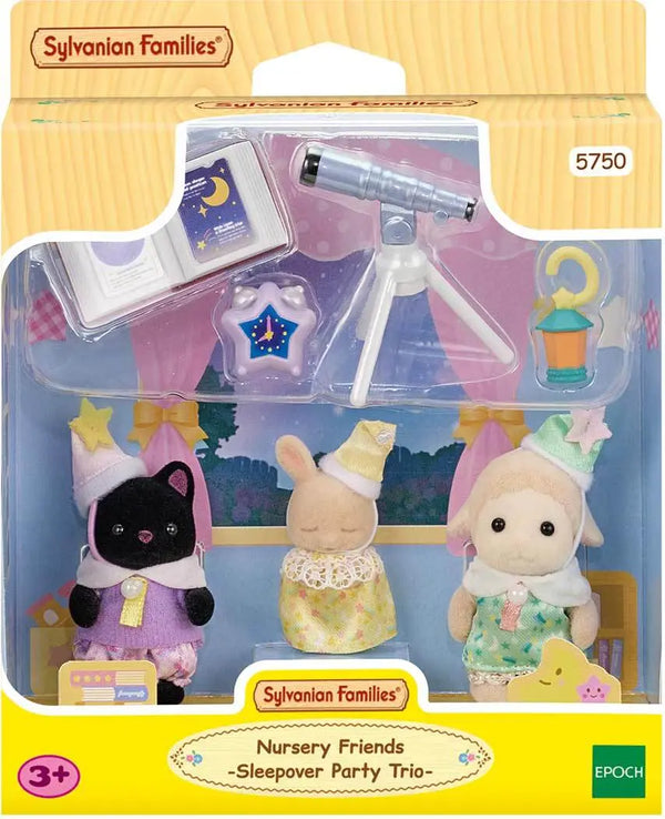 [실바니안 패밀리] Sylvanian Families 5750 Stargazer Pajama Party Playset / [실바니안 패밀리] 5750-단짝 아기친구들의 별자리 파자마파티 소품 인형 피규어 세트