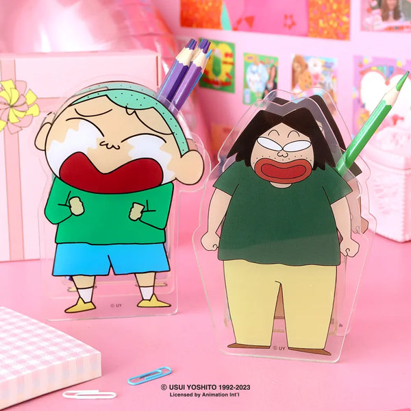 [colley] Collage Crayon Shin-chan Desk Organizer - Ohsu & Hun-i / 콜리 짱구는 못말려 책상 정리함 - 오수&훈이