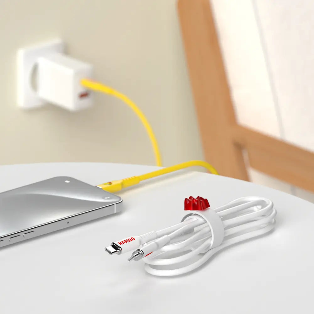[BANASIL] Haribo C to C Fast Charging Silicone Cable 1.5m 60W / 하리보) C TO C 고속충전 실리콘 케이블 1.5m 60W