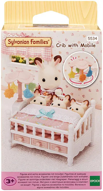 [실바니안 패밀리] Sylvanian Families Triplets Cradle with Mobile Accessory Set / [실바니안 패밀리] 5534-세쌍둥이 아기 침대와 모빌 소품 세트