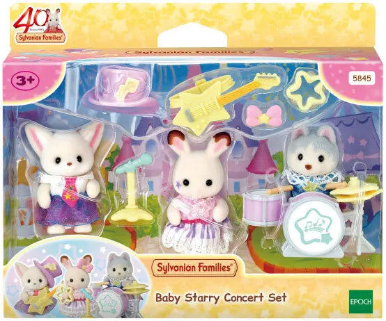 [실바니안 패밀리] Sylvanian Families 5845 Baby Land Concert Set / [실바니안 패밀리] 5845-베이비랜드 콘서트 세트 소품 인형 피규어 세트