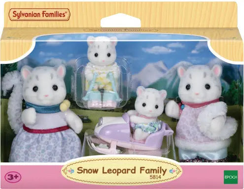 [실바니안 패밀리] Sylvanian Families Snow Leopard Family Figures / [실바니안 패밀리] 5814-눈표범 가족 인형 피규어