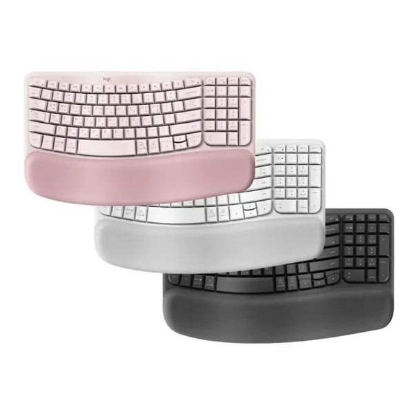 [Logitech] Logitech Wave Keys Ergonomic Wireless Keyboard (Choose 1 of 3) / 로지텍 국내 정품 인체공학 무선 키보드 Wave Keys (3종 택1)