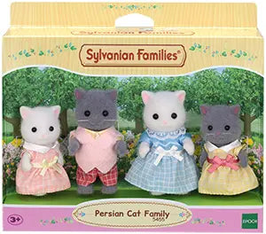 [실바니안 패밀리] Sylvanian Families 5455 Persian Cat Family Doll Figures / [실바니안 패밀리] 5455-페르시안 고양이 가족 인형 피규어