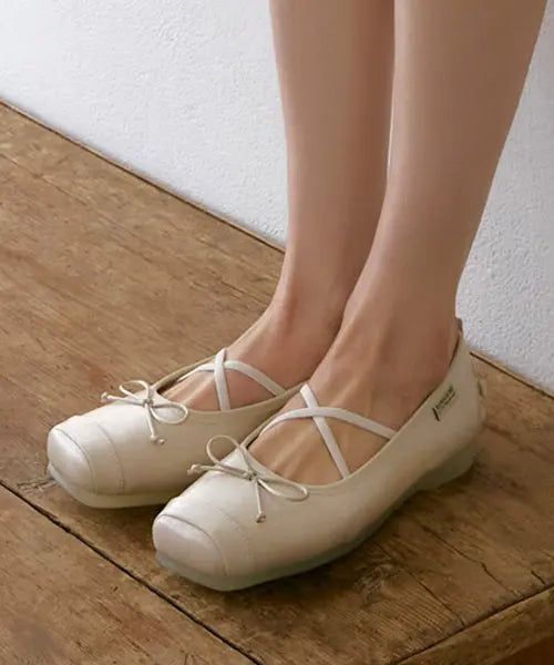 [ROCKFISH WEATHERWEAR] TOE CAP BALLET FLATS - 5 colors