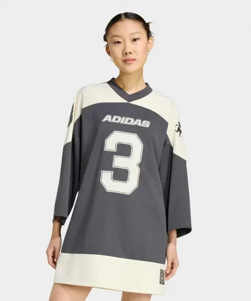 [ADIDAS] WMS JERSEY DRES     UTIBLK / 하키 저지 드레스 - 블랙 / KU9204