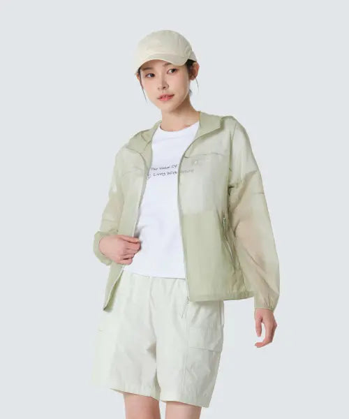 [SNOWPEAK APPAREL] Picolite Ultra-Light Women's Windbreaker (S26MWTWB75) Smog Khaki / 피코라이트 초경량 여성 바람막이 (S26MWTWB75) Smog Khaki