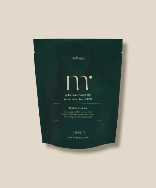 [MOLVANY] molvany Artichoke Soothing Acne Pore Toner Pad_Refill / 아티초크 수딩 아큰네 포어 토너 패드 리필 70매