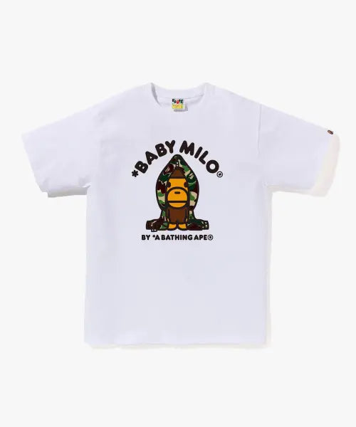 [BAPE] ABC CAMO MILO HOODIE TEE M_WHXGR / ABC 카모 마일로 후드 티셔츠(M) WHITE/GREEN