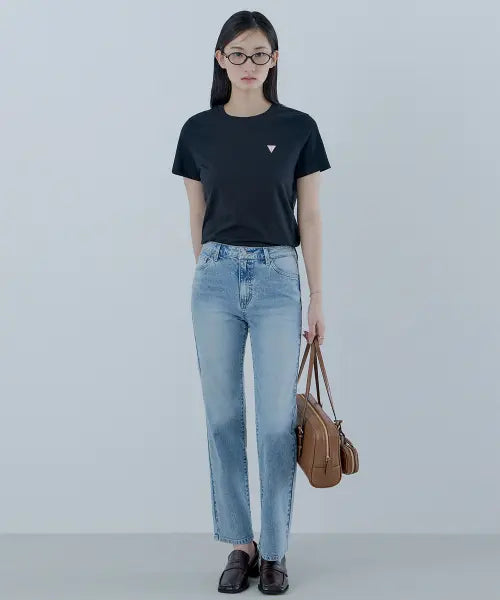 [GUESS] CORE Women's Low-Rise LBL Tone Straight Jeans / [CORE] 여성 저온스 LBL톤 스트레이트 YQ1D9050
