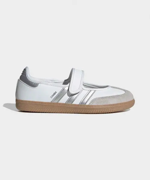 [ADIDAS] SAMBA JANE W        FTWWHT/SILVMT/GUM4 / 삼바 제인 - 화이트:실버 / KJ3785
