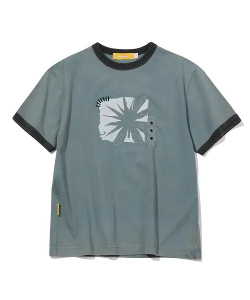 [MAINBOOTH] Sun Trace T-shirt(TEAL GREEN)