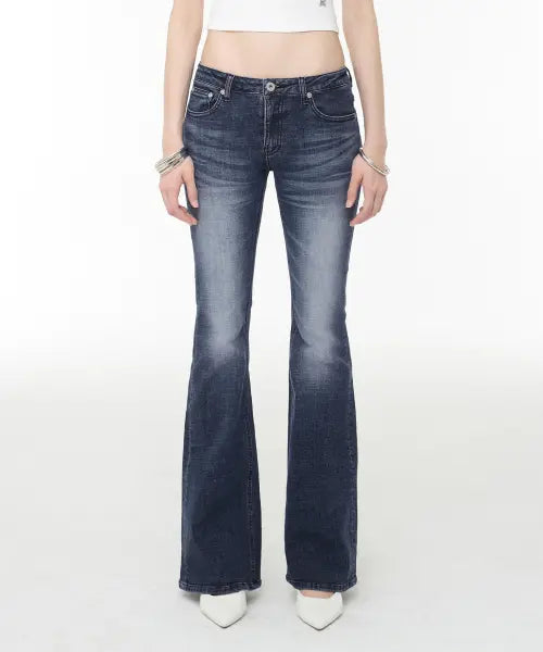 [ROCKCAKE] Nova Bootcut Jeans - Indigo