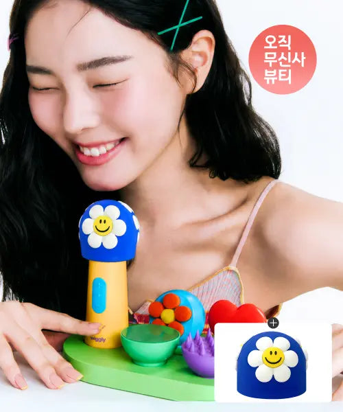 [WIGGLY] CLEAN+ 5-in-1 Multi Cleansing Device for Face, Scalp, and Body / [얼굴/두피/바디케어] CLEAN+ 5-in-1 멀티 클렌징 디바이스