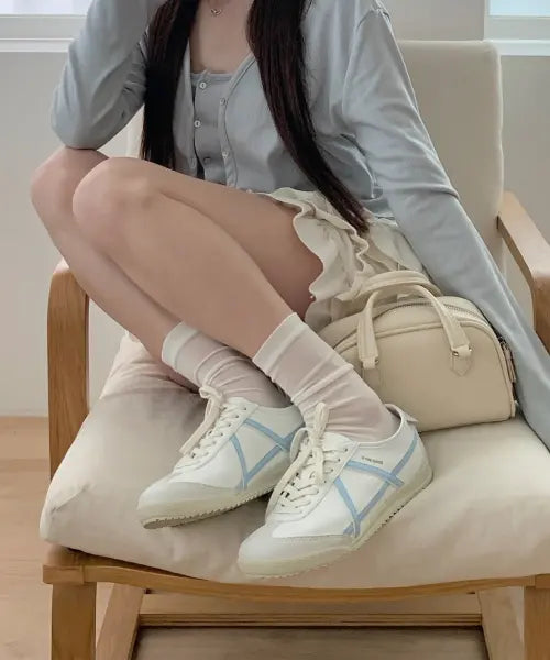 [LECOQ] Popolar Classic Light - Beige/Blue QR123LSN13 / 포폴라 클래식 라이트 - 베이지:블루 QR123LSN13