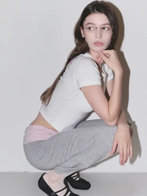 [ORIGHH] Colorblock Two-Way Skirt + Onepiece / 컬러블록 투웨이 스커트 원피스_핑크(3color)