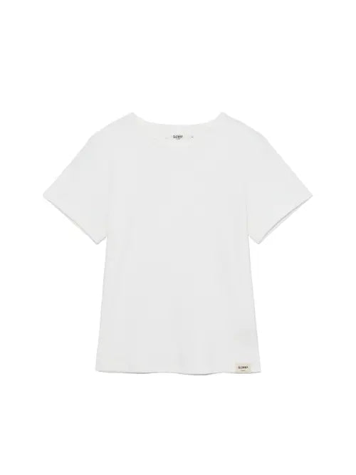 [GLOWNY] G BABY TEE (LONG VERSION) (WHITE)