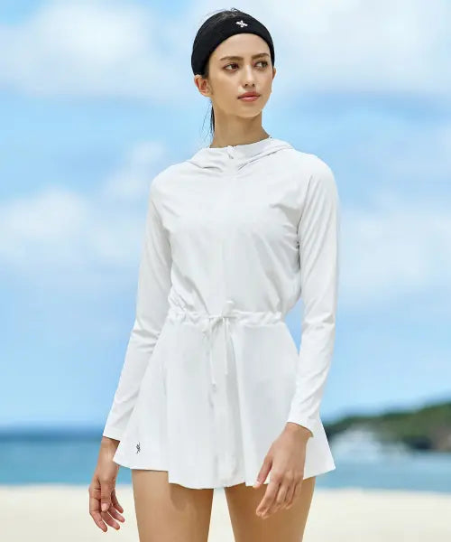 [XEXYMIX] Multi Cover-up Dress Zipper WA5460H / 멀티 커버업 원피스 집업 WA5460H