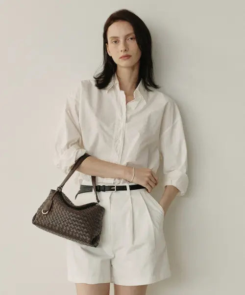 [MOREMORR] TRESSE BAG _ brown 3way / TRESSE BAG _ brown 3way 위빙백