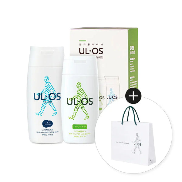 [ULOS] Uruos 2-Type Set - Choose 1 (Oily-Combination, Normal-Dry) / [남성 선물 추천] 우르오스 2종 세트 택1(지복합성, 중건성)