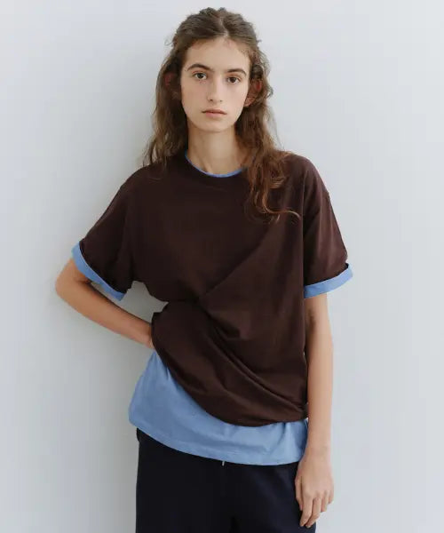 [URAGO] Steady round t-shirt