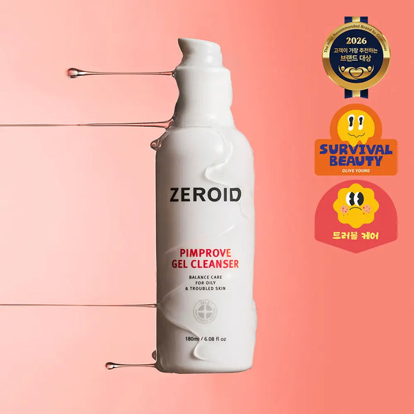 [ZEROID] Zeroid Pimprove Gel Cleanser 180ml / [트러블 피부 추천/여드름균 항균 클렌징] 제로이드 핌프로브 젤 클렌저 180ml