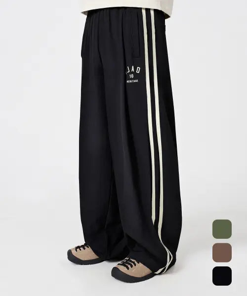 [DIMITRI BLACK] [SUMMER] VLAD ONE TUCK CURVED TRACK PANTS_RIPSTOP 3 COLOR / [여름용] VLAD 원턱 커브드 트랙 팬츠_립스탑 3 COLOR