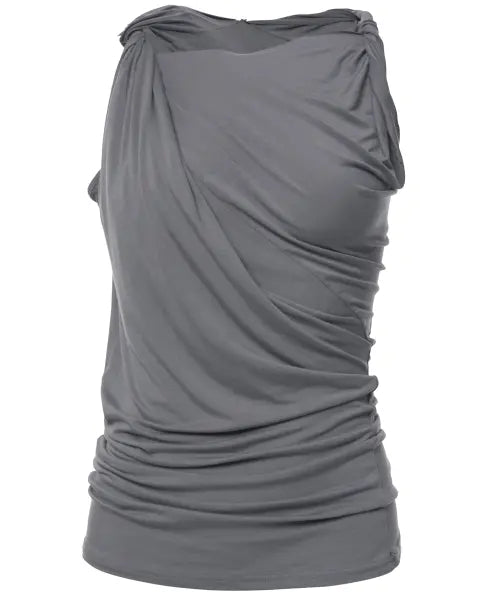 [FLAREUP] Braided Asymmetrical Sleeveless (FL-166_Gray)