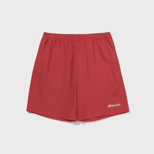 [KODAK] Colorplus Regular Fit 4-Part Shorts RED / 컬러플러스 레귤러핏 4부 반바지 RED