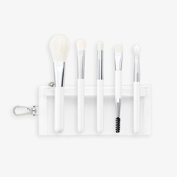 [Oliveyoung] Olive Young Mini Handy Brush Kit (5 Types) (+ Pouch Keychain) / 올리브영 미니핸디브러시키트(5종)(+파우치키링)