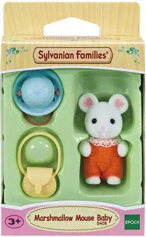 [실바니안 패밀리] Sylvanian Families 5408 Marshmallow Mouse Baby Figure / [실바니안 패밀리] 5408-마쉬멜로마우스 아기 인형 피규어
