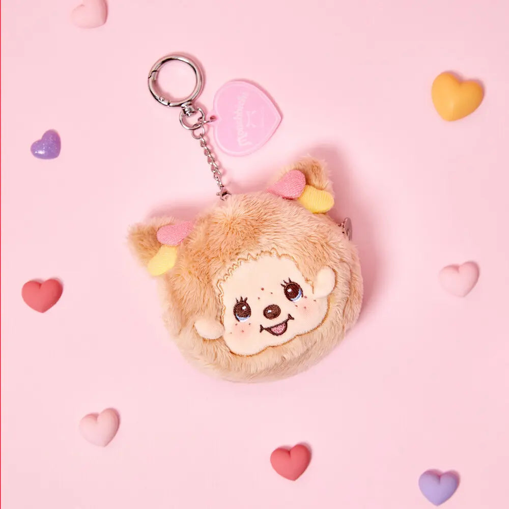 [10X10] Ten by Ten Monchhichi Face Pouch Keychain _ Love Happy Angel Monchhichi (Girl) / 텐바이텐 몬치치 얼굴파우치키링_러브해피엔젤 몬치치(GIRL)