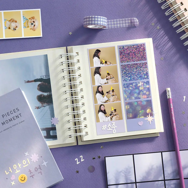 [ICONIC] Iconic Lettering 4-Cut Photo Album with Sticker / [스티커증정] 아이코닉 레터링 네컷앨범