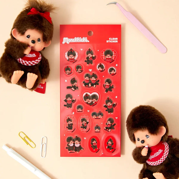 [10X10] 10x10 Monchhichi PET Transparent Sticker / 텐바이텐 몬치치 PET 투명스티커