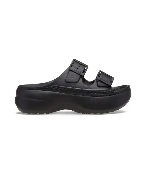 [CROCS] Saturday Platform Sandal W Blk - Black / 새터데이 플랫폼 샌들 우먼 - 블랙 / 212880-001