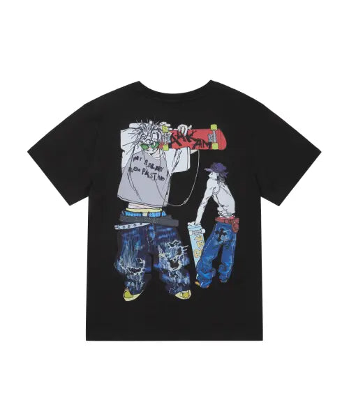 [AAKAM] ChaCha CROS2 Half Top (Black)
