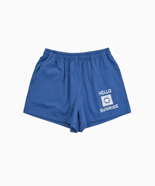 [HELLO SUNRISE] HS Gym Shorts(W)_Blue