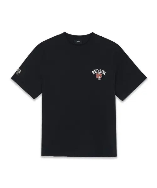 [MLB] Megabear Back Graphic Oversized Short Sleeve T-Shirt (Black) / 메가베어 등판그래픽 오버핏 반팔 티셔츠 BOS (Black)