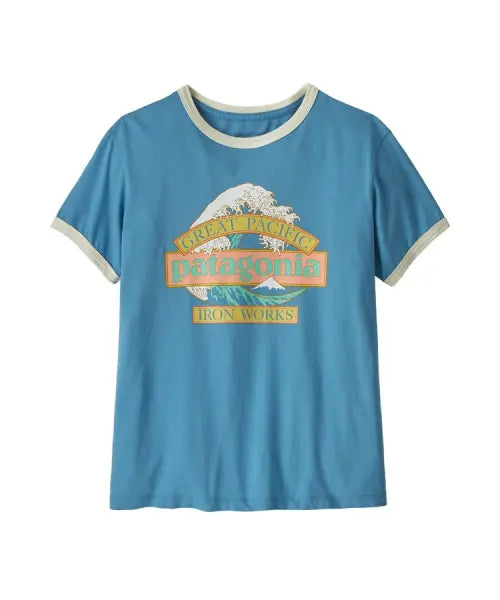 [PATAGONIA] Womens Great Waves Ringer Tee / 우먼즈 그레이트 웨이브즈 링어 티 / 37864R5